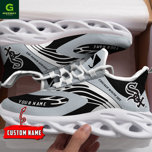 Ideafootwear Chicago White Sox Max Soul Shoes Sneakers For Men And Women