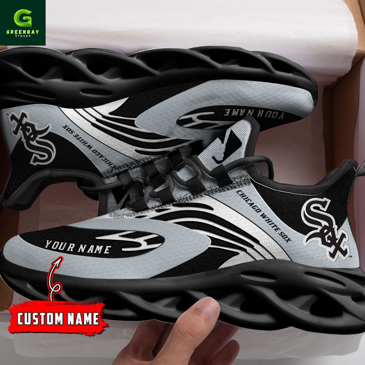 Ideafootwear Chicago White Sox Max Soul Shoes Sneakers For Men And Women