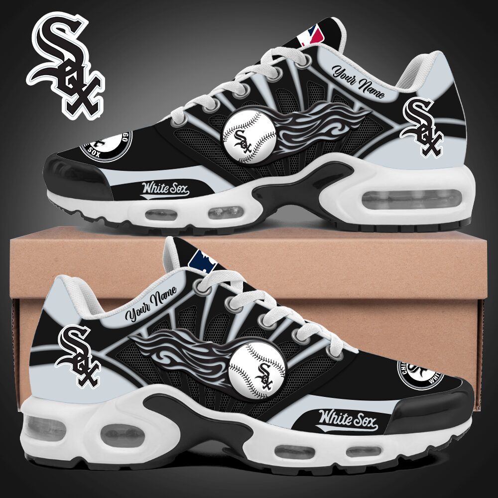 Ideafootwear Chicago White Sox TN Shoes Sneakers For Men And Women