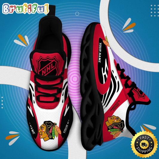 Ideafootwear Chicagohawks Max Soul Shoes Sneakers For Men And Women