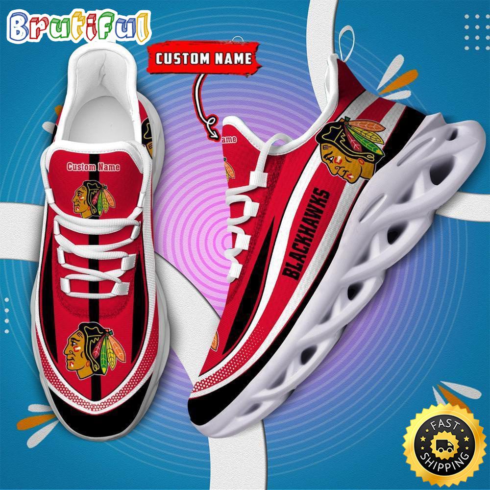 Ideafootwear Chicagohawks Max Soul Shoes Sneakers For Men And Women