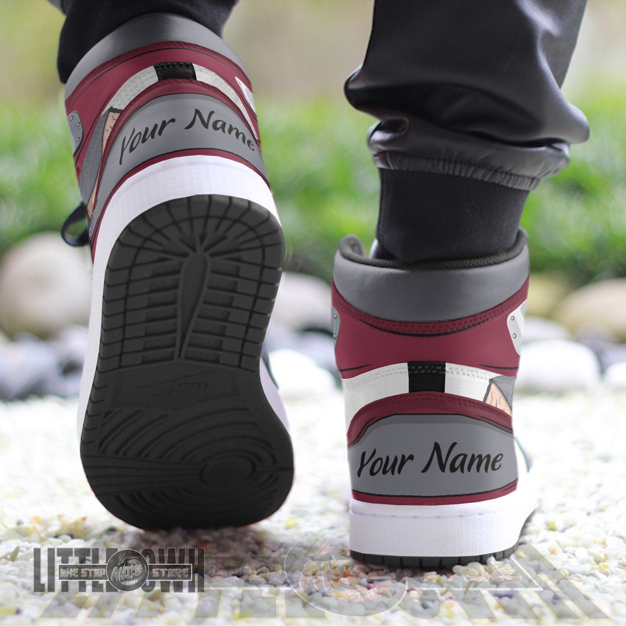 Ideafootwear Choji Akimichi AJ1 High Sneakers Shoes For Men And Women