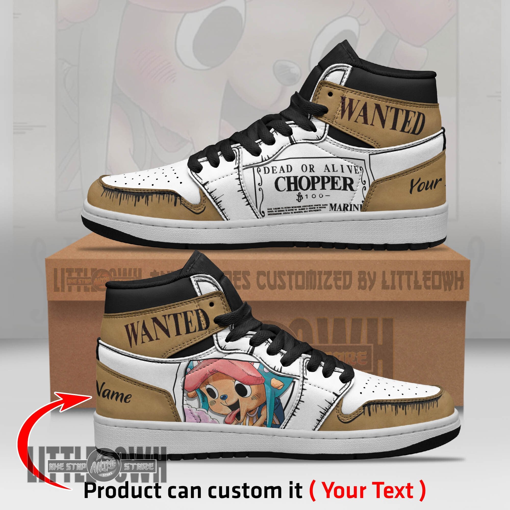 Ideafootwear Chopper AJ1 High Sneakers Shoes For Men And Women