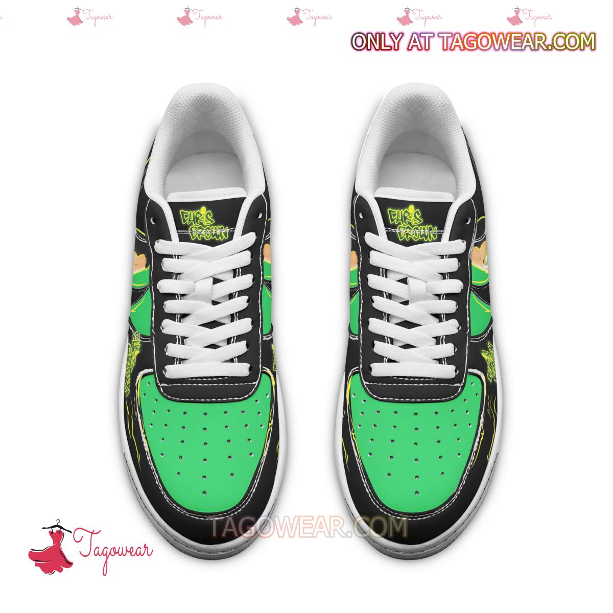 Ideafootwear Chris Brown Air Low-Top Sneakers Shoes For Men And Women 3