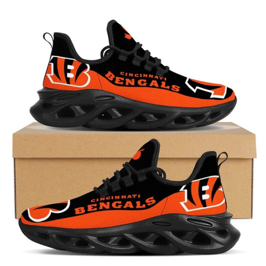 Ideafootwear Cincinnati Bengals Max Soul Shoes Sneakers For Men And Women