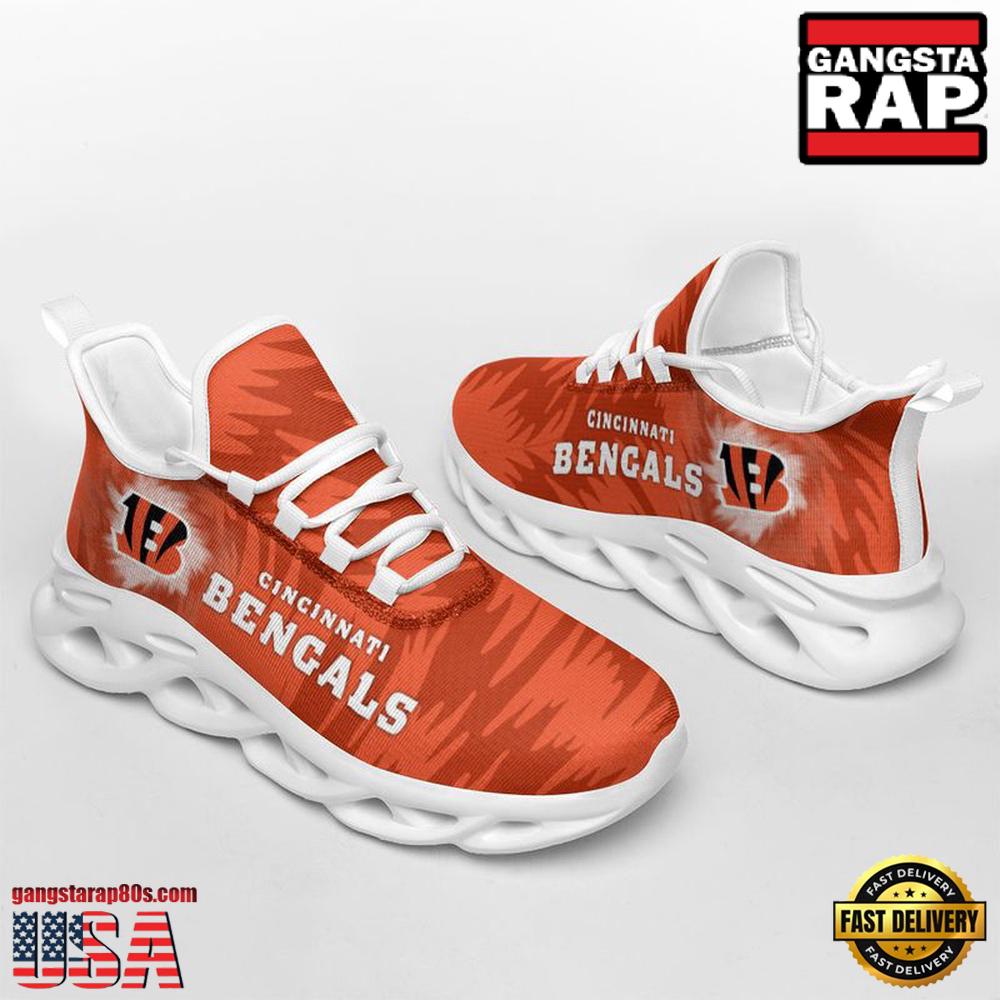 Ideafootwear Cincinnati Bengals Max Soul Shoes Sneakers For Men And Women