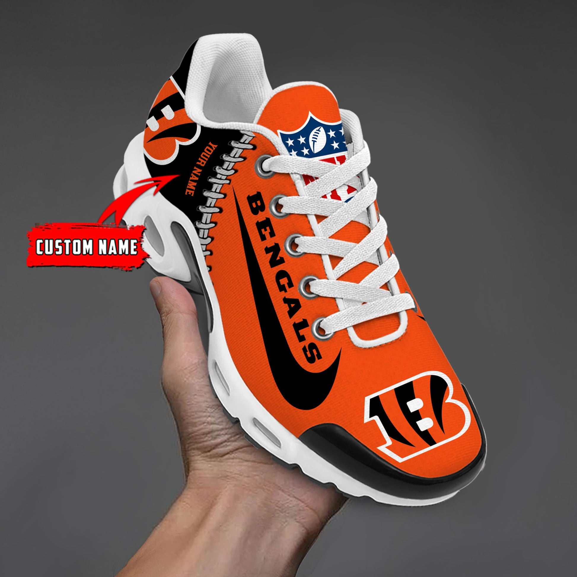Ideafootwear Cincinnati Bengals TN Shoes Sneakers For Men And Women
