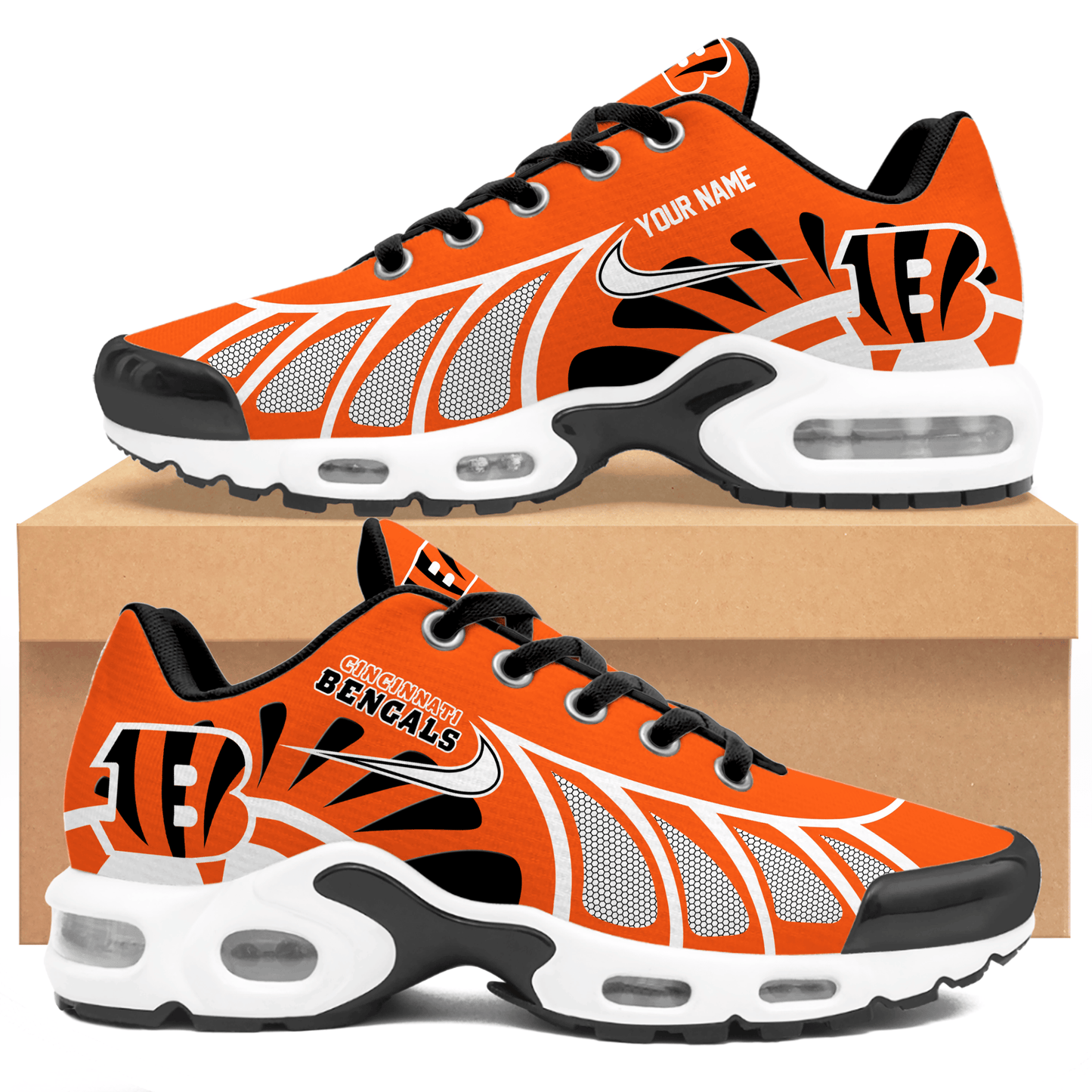 Ideafootwear Cincinnati Bengals TN Shoes Sneakers For Men And Women