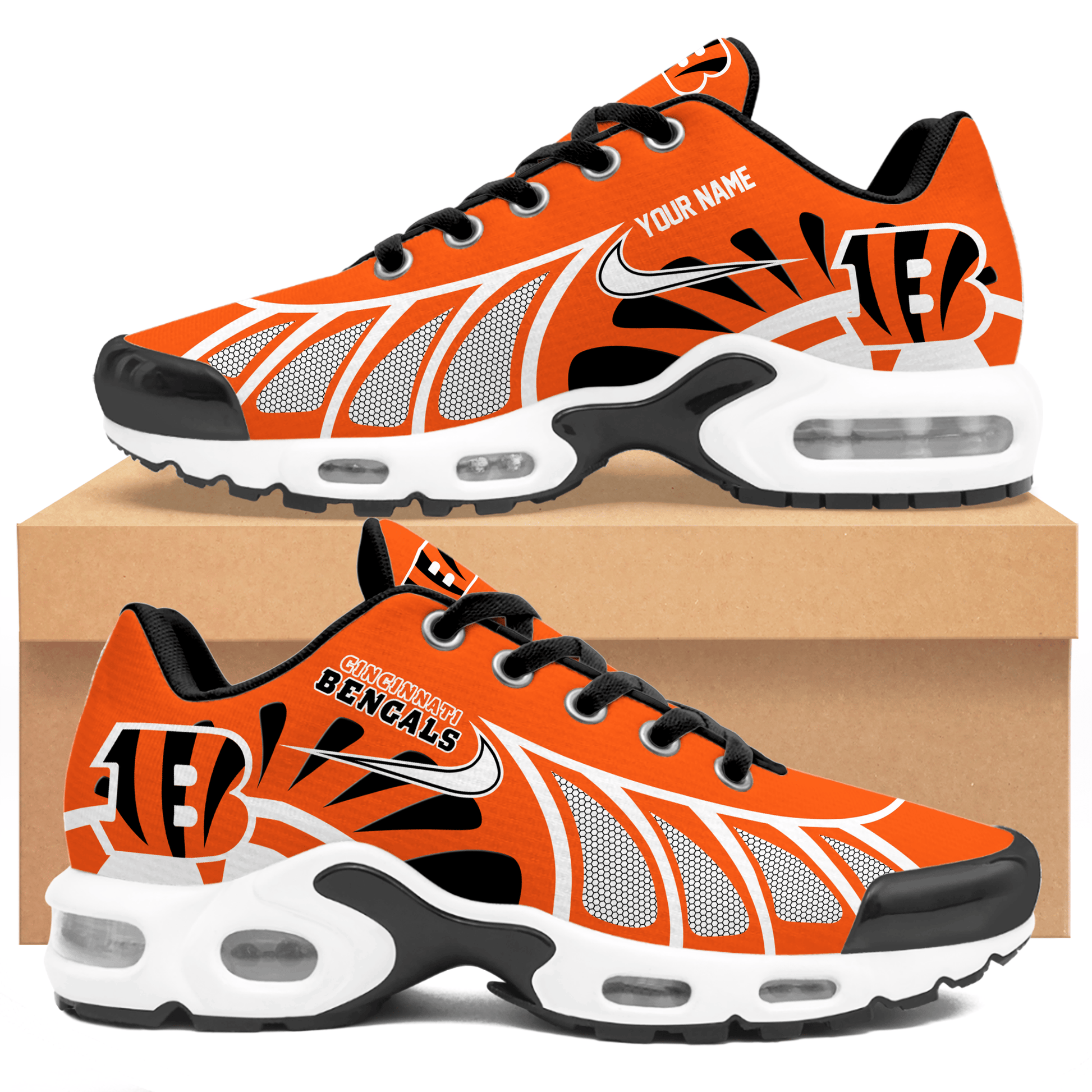 Ideafootwear Cincinnati Bengals TN Shoes Sneakers For Men And Women