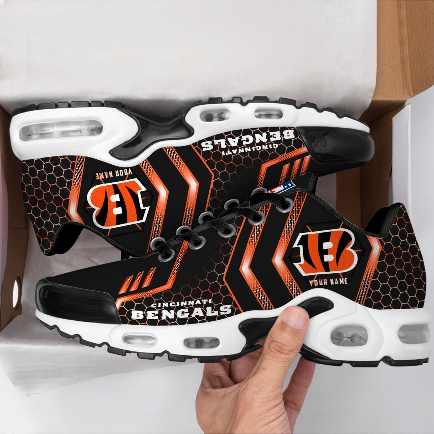 Ideafootwear Cincinnati Bengals TN Shoes Sneakers For Men And Women