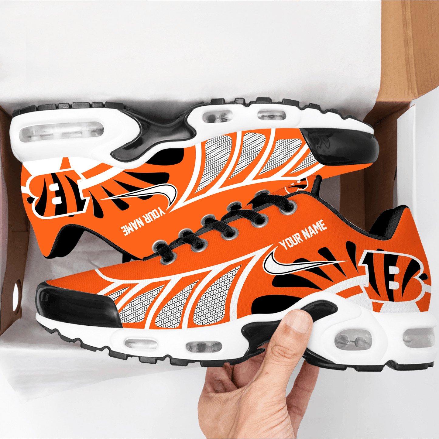 Ideafootwear Cincinnati Bengals TN Shoes Sneakers For Men And Women