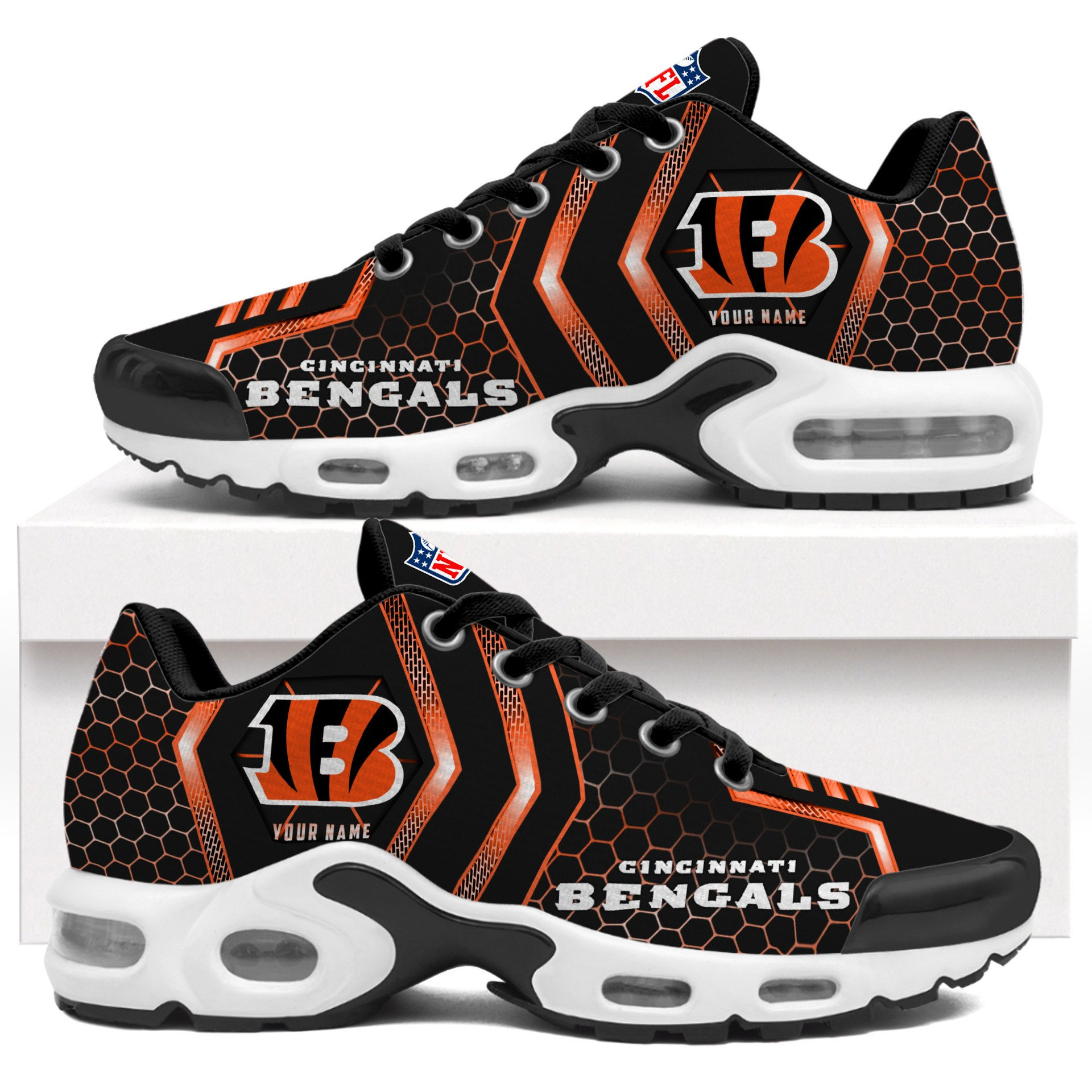 Ideafootwear Cincinnati Bengals TN Shoes Sneakers For Men And Women
