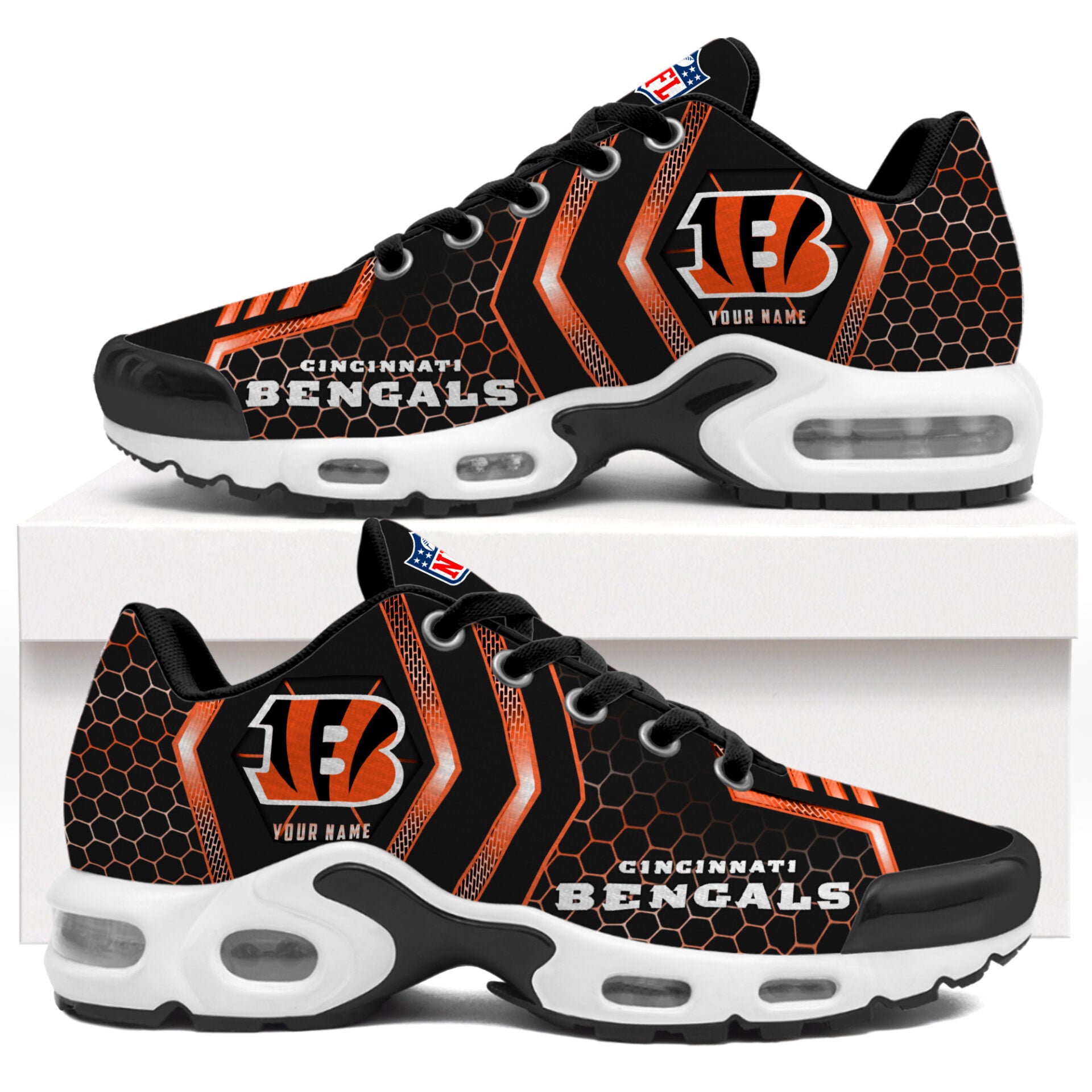 Ideafootwear Cincinnati Bengals TN Shoes Sneakers For Men And Women