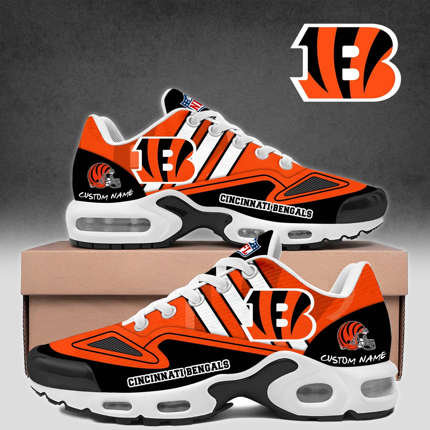 Ideafootwear Cincinnati Bengals TN Shoes Sneakers For Men And Women