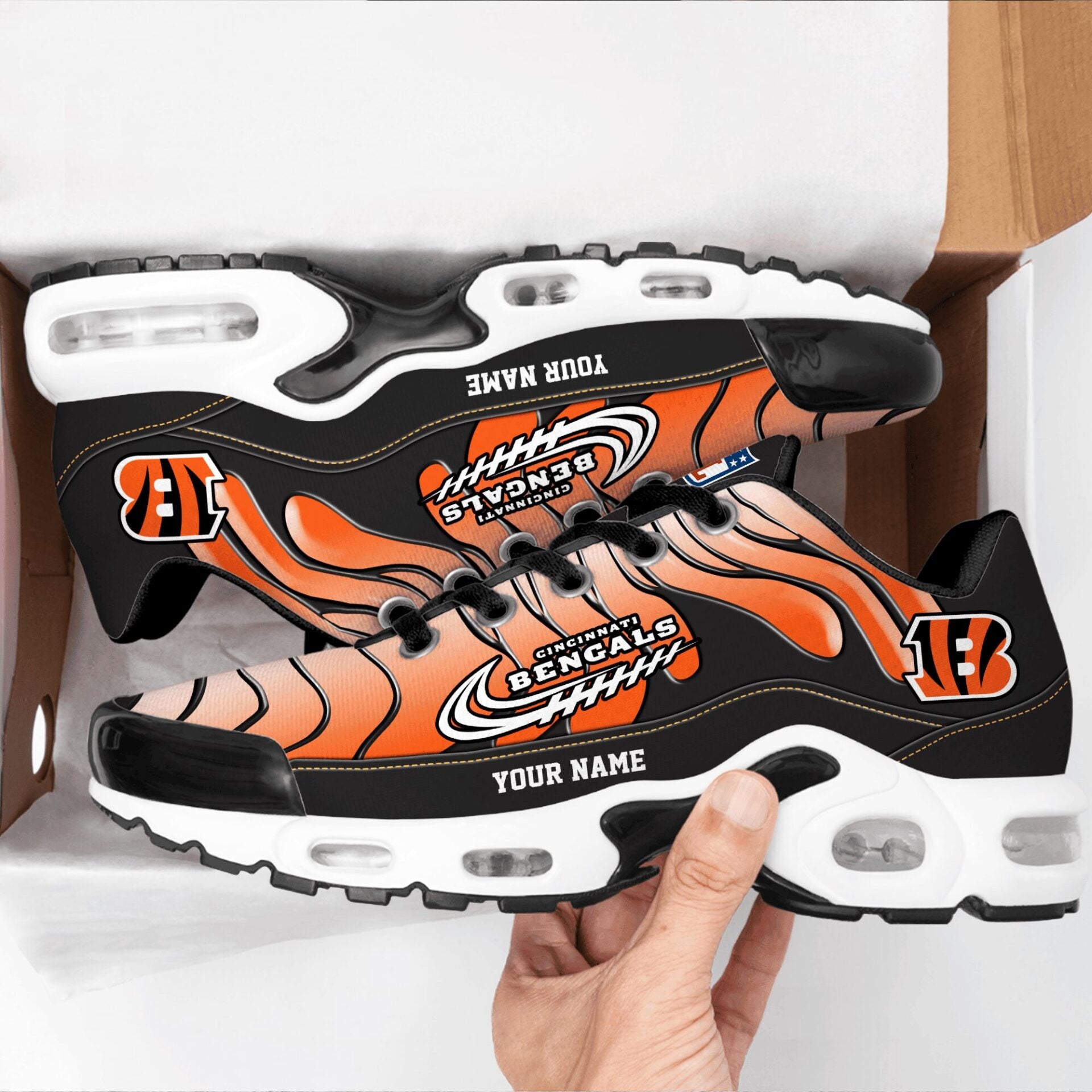 Ideafootwear Cincinnati Bengals TN Shoes Sneakers For Men And Women