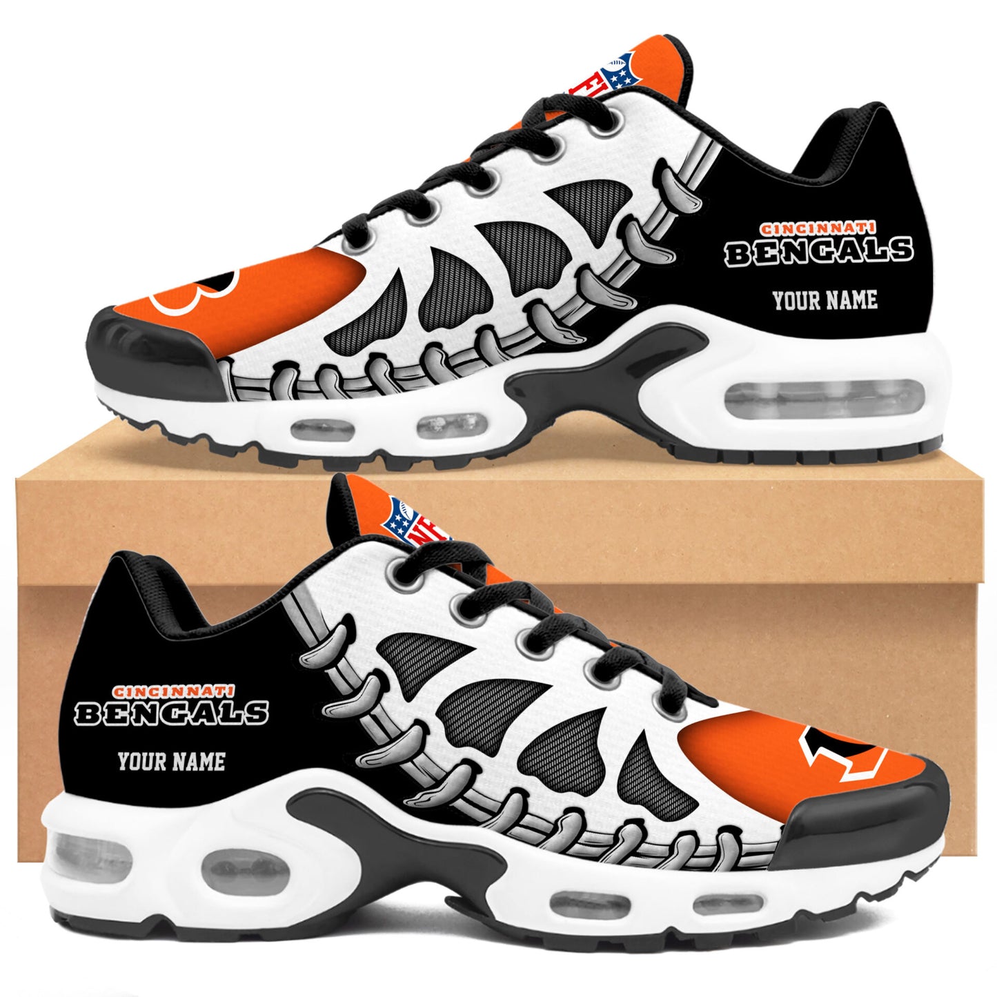 Ideafootwear Cincinnati Bengals TN Shoes Sneakers For Men And Women