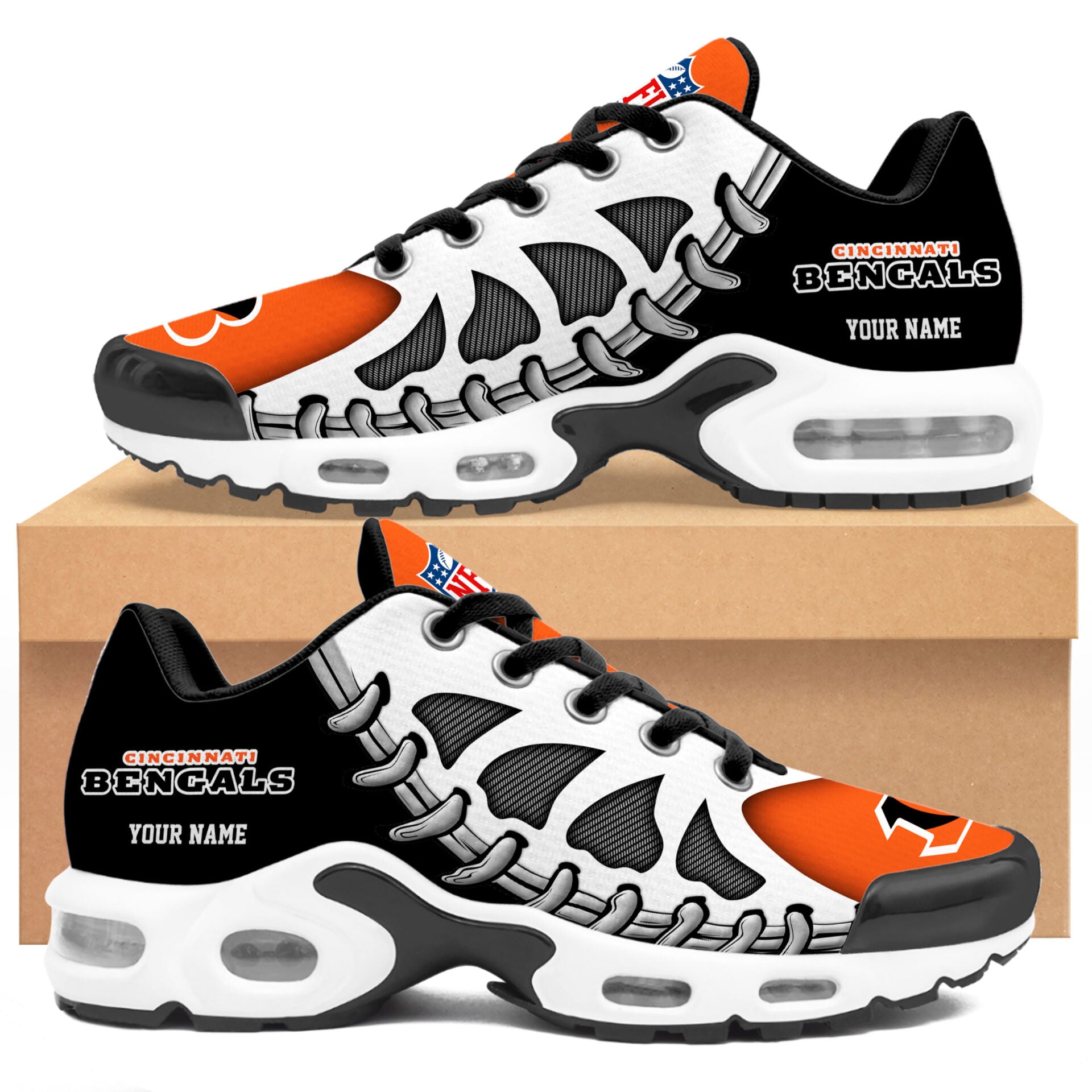 Ideafootwear Cincinnati Bengals TN Shoes Sneakers For Men And Women