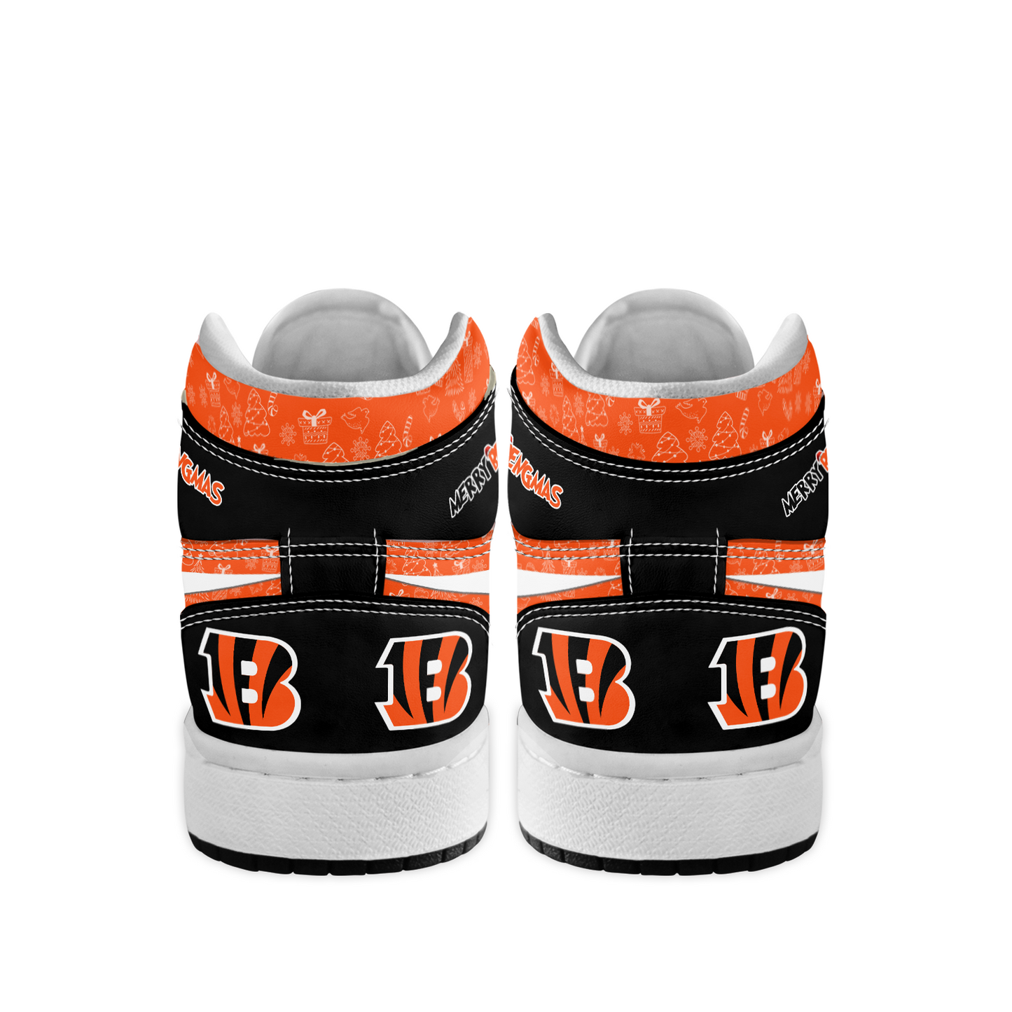Ideafootwear Cincinnati Bengals x The Grinch x Christmas AJ1 High Sneakers Shoes For Men And Women