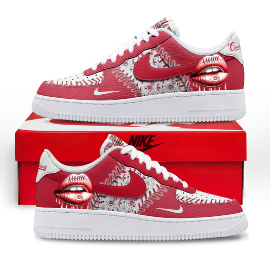 Ideafootwear Cincinnati Reds Air Low-Top Sneakers Shoes For Men And Women 1