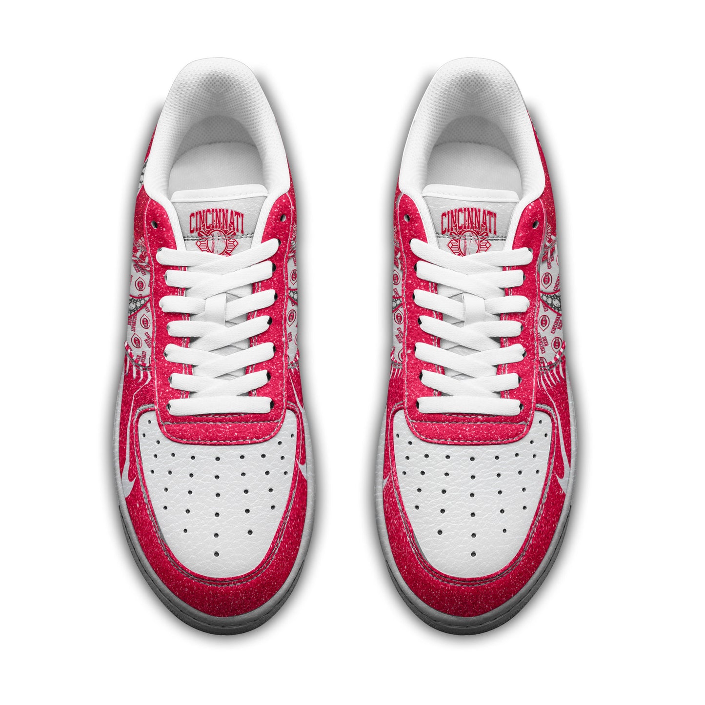 Ideafootwear Cincinnati Reds Air Low-Top Sneakers Shoes For Men And Women 4