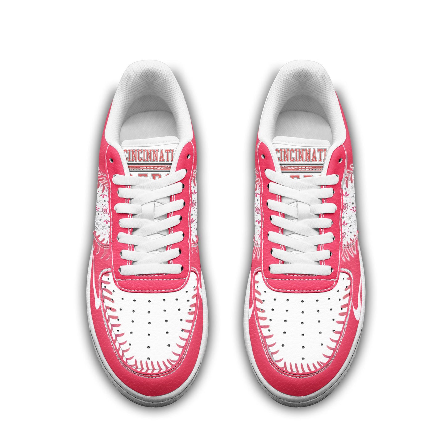 Ideafootwear Cincinnati Reds Air Low-Top Sneakers Shoes For Men And Women 2