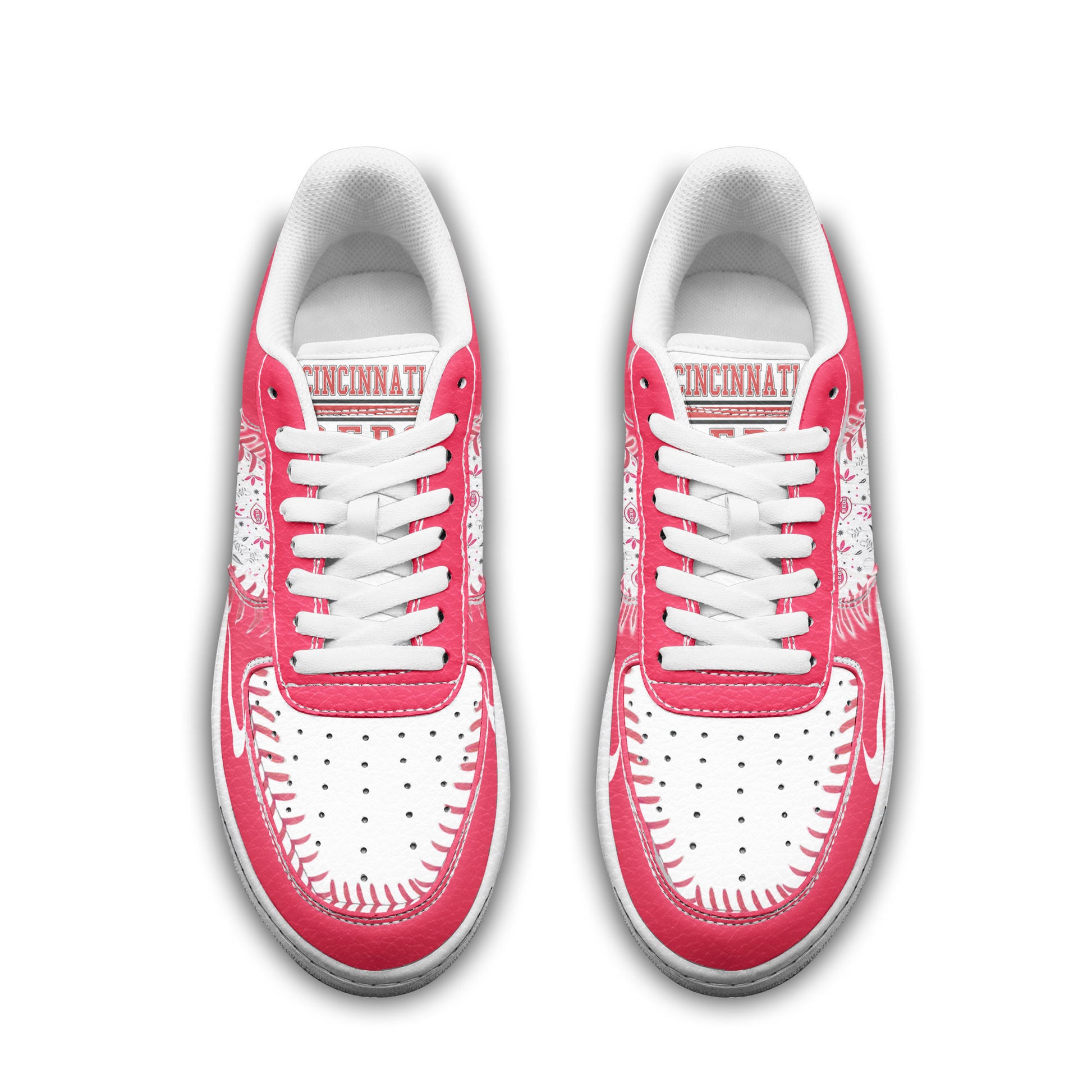 Ideafootwear Cincinnati Reds Air Low-Top Sneakers Shoes For Men And Women 2