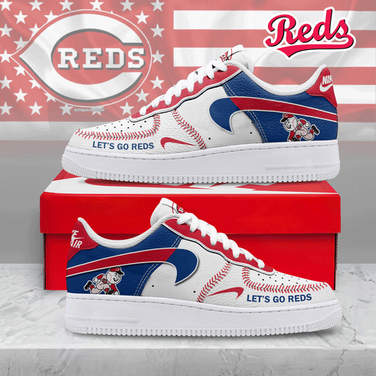 Ideafootwear Cincinnati Reds Air Low-Top Sneakers Shoes For Men And Women 1