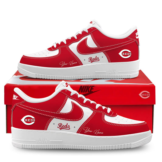 Ideafootwear Cincinnati Reds Air Low-Top Sneakers Shoes For Men And Women 1