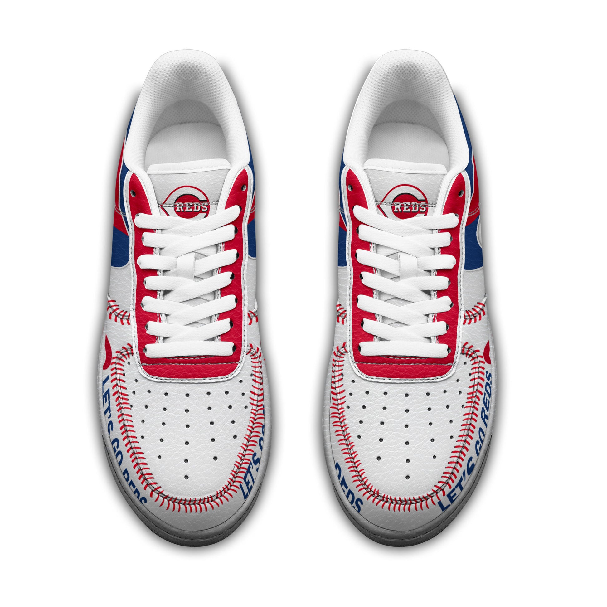 Ideafootwear Cincinnati Reds Air Low-Top Sneakers Shoes For Men And Women 3