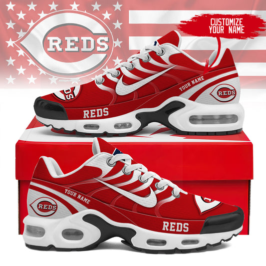 Ideafootwear Cincinnati Reds TN Shoes Sneakers For Men And Women