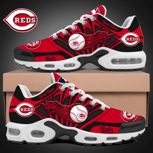 Ideafootwear Cincinnati Reds TN Shoes Sneakers For Men And Women