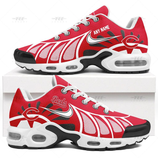 Ideafootwear Cincinnati Reds TN Shoes Sneakers For Men And Women