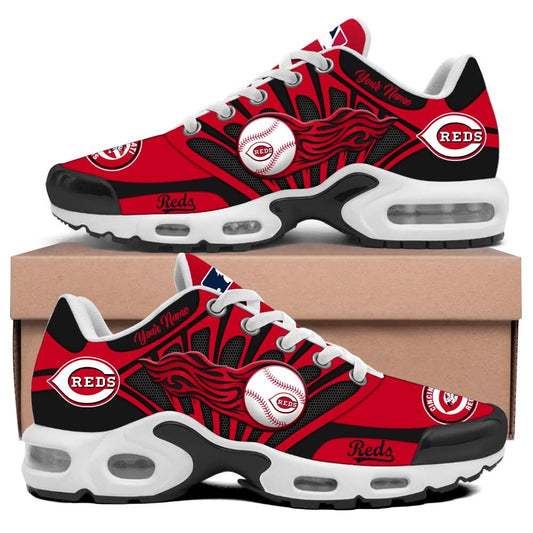 Ideafootwear Cincinnati Reds TN Shoes Sneakers For Men And Women