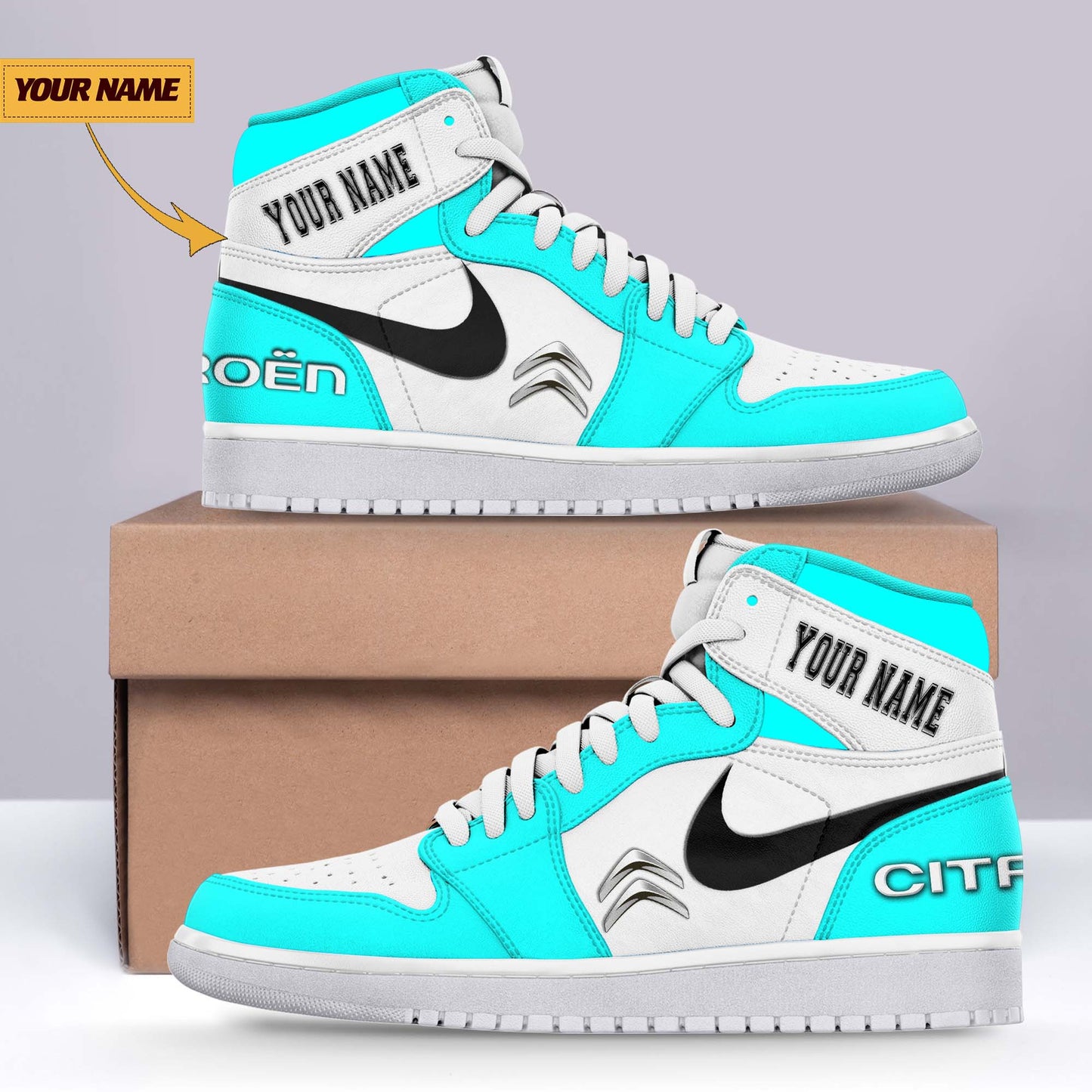 Ideafootwear Citroen AJ1 High Sneakers Shoes For Men And Women