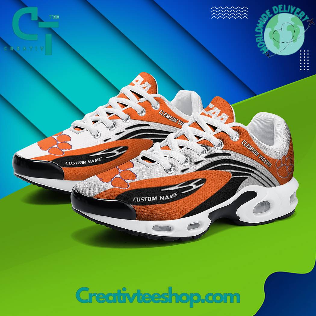 Ideafootwear Clemson Tigers TN Shoes Sneakers For Men And Women