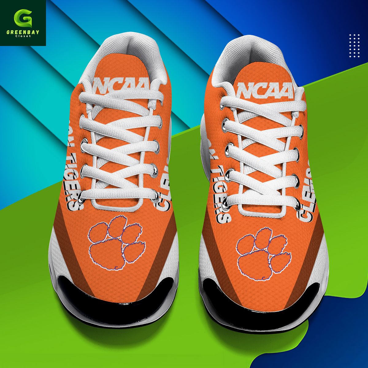 Ideafootwear Clemson Tigers TN Shoes Sneakers For Men And Women