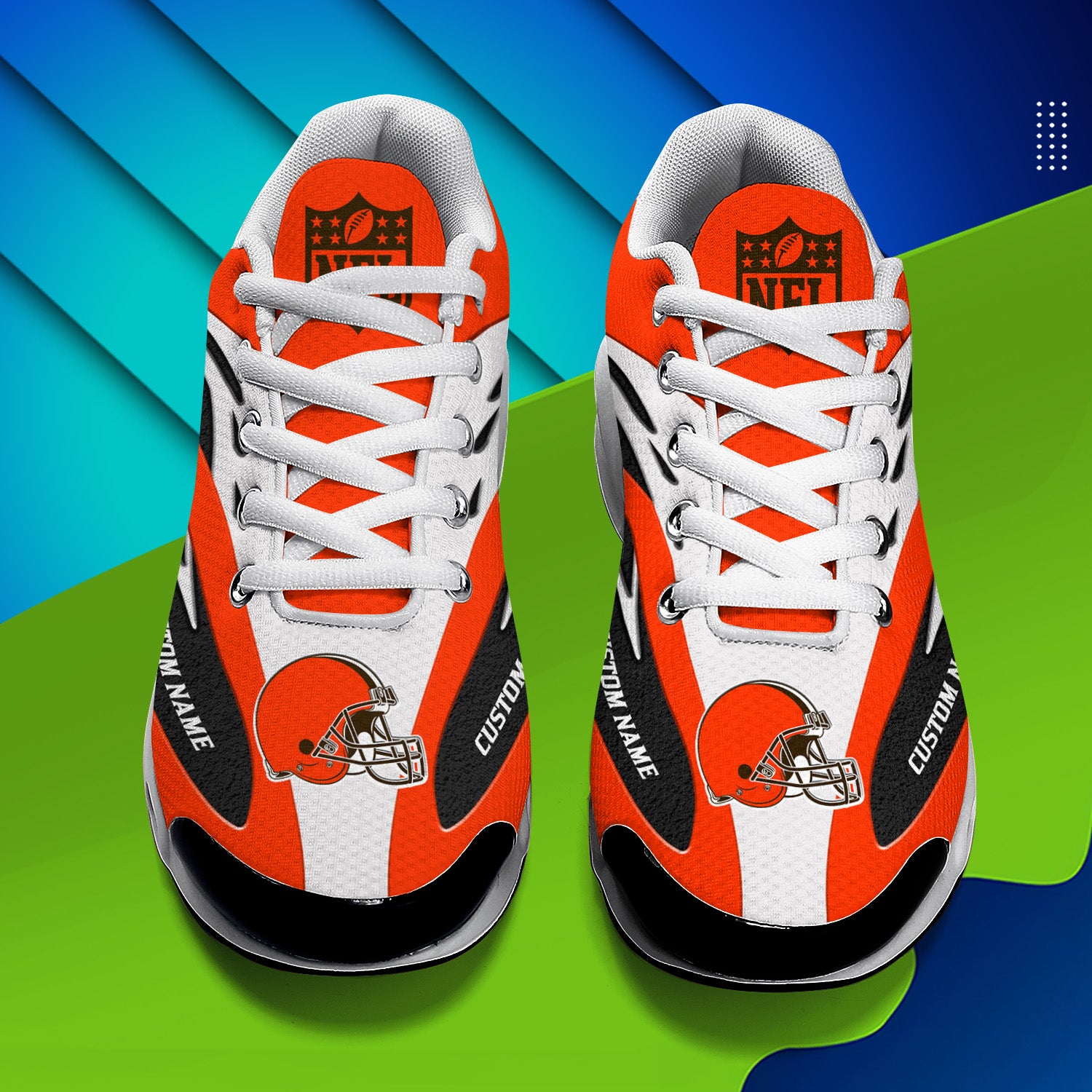 Ideafootwear Cleveland Browns TN Shoes Sneakers For Men And Women