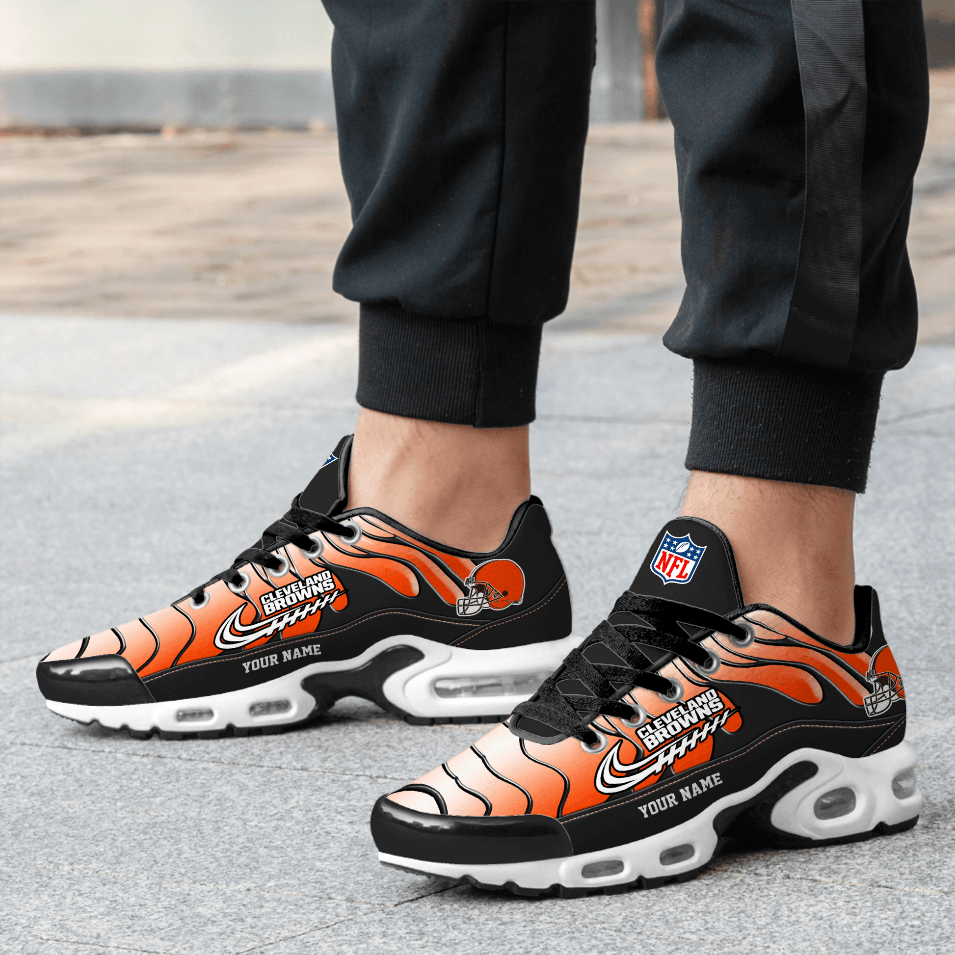 Ideafootwear Cleveland Browns TN Shoes Sneakers For Men And Women