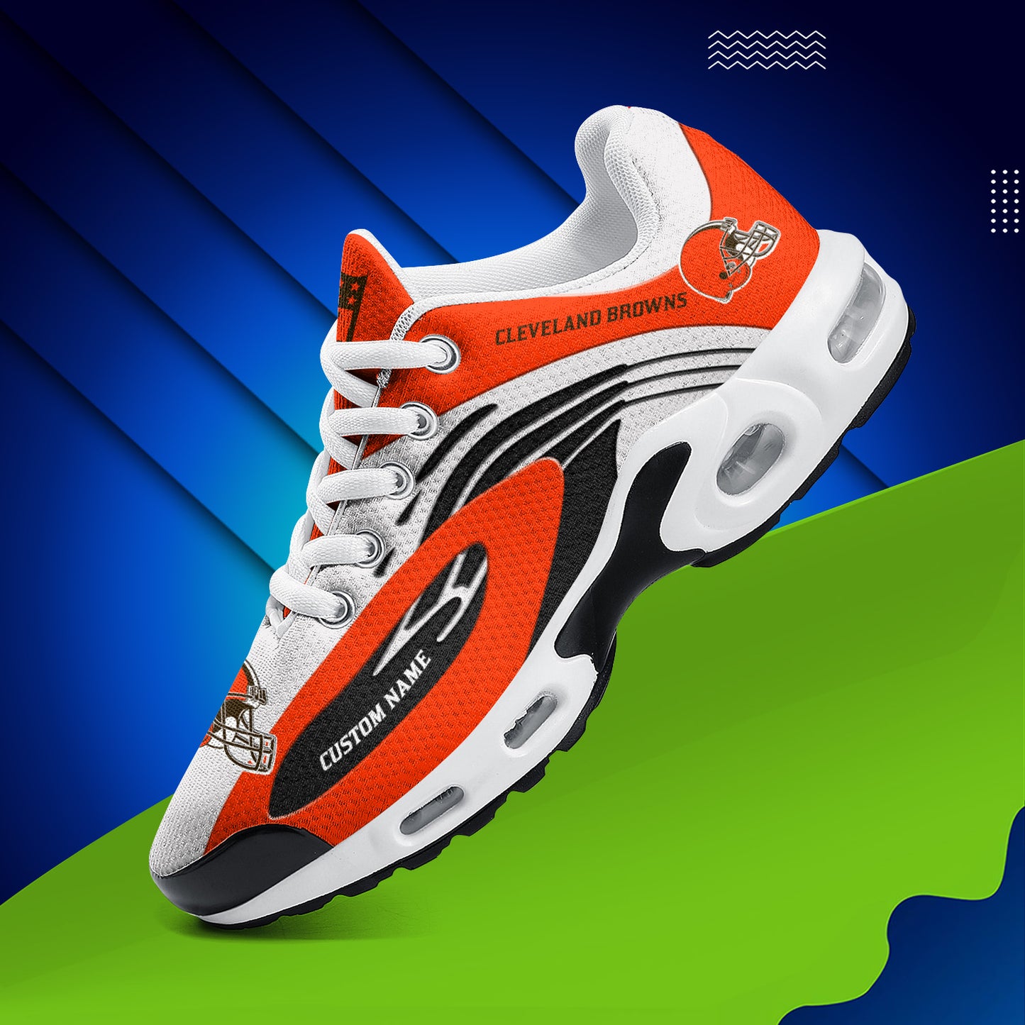 Ideafootwear Cleveland Browns TN Shoes Sneakers For Men And Women