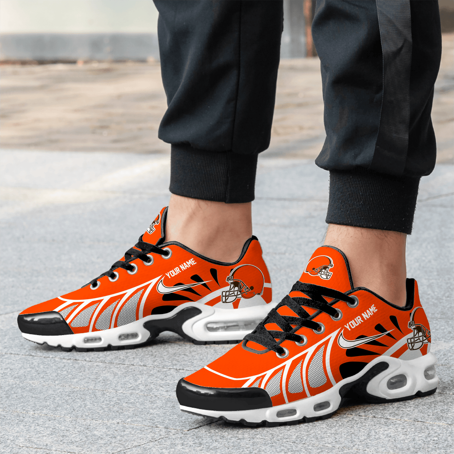 Ideafootwear Cleveland Browns TN Shoes Sneakers For Men And Women