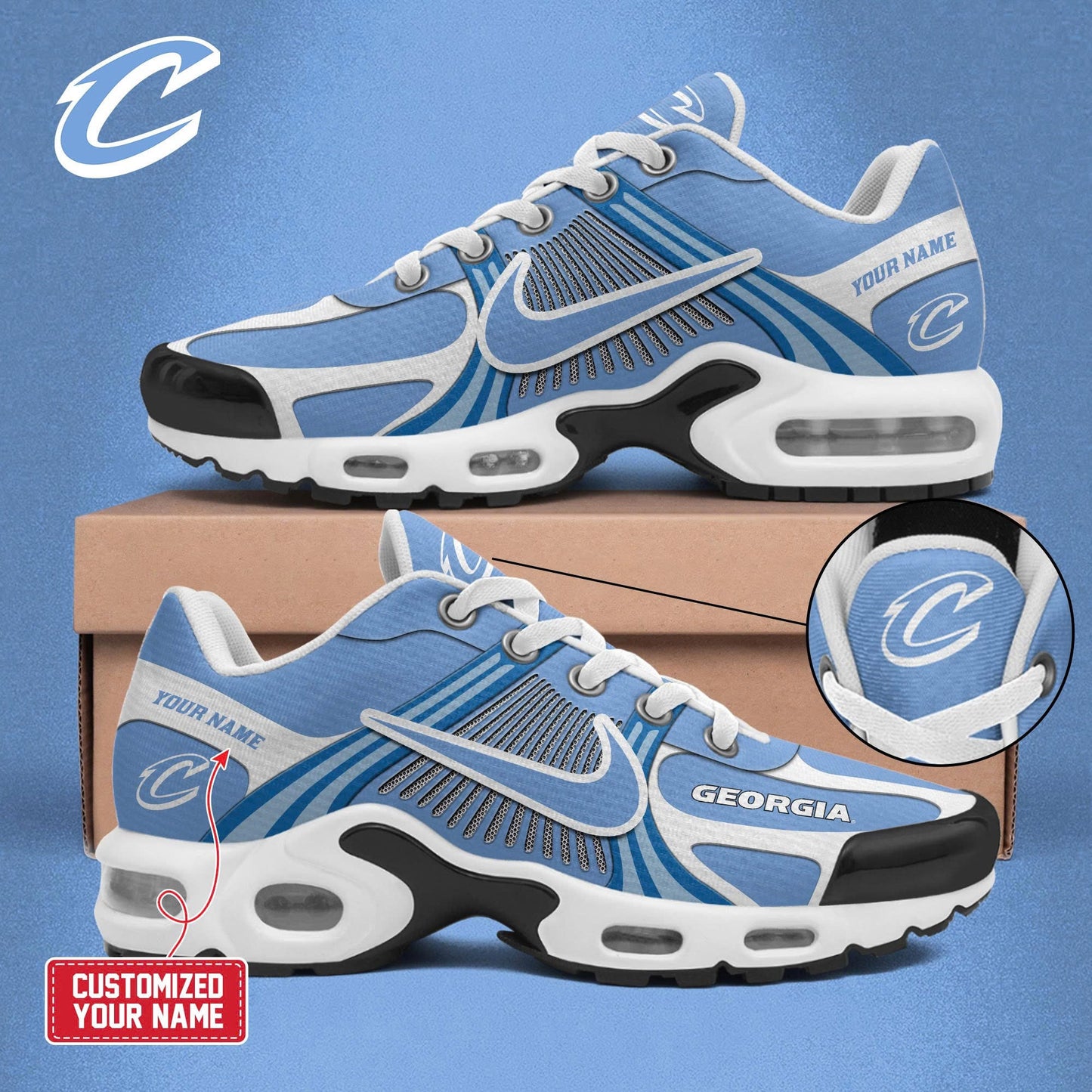 Ideafootwear Cleveland Cavaliers TN Shoes Sneakers For Men And Women