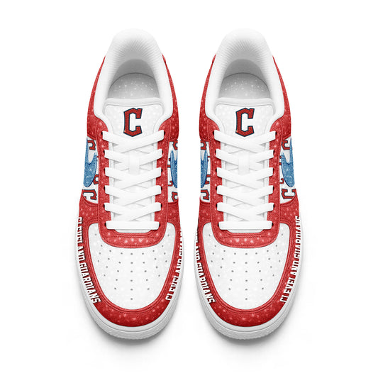 Ideafootwear Cleveland Guardians Air Low-Top Sneakers Shoes For Men And Women 4