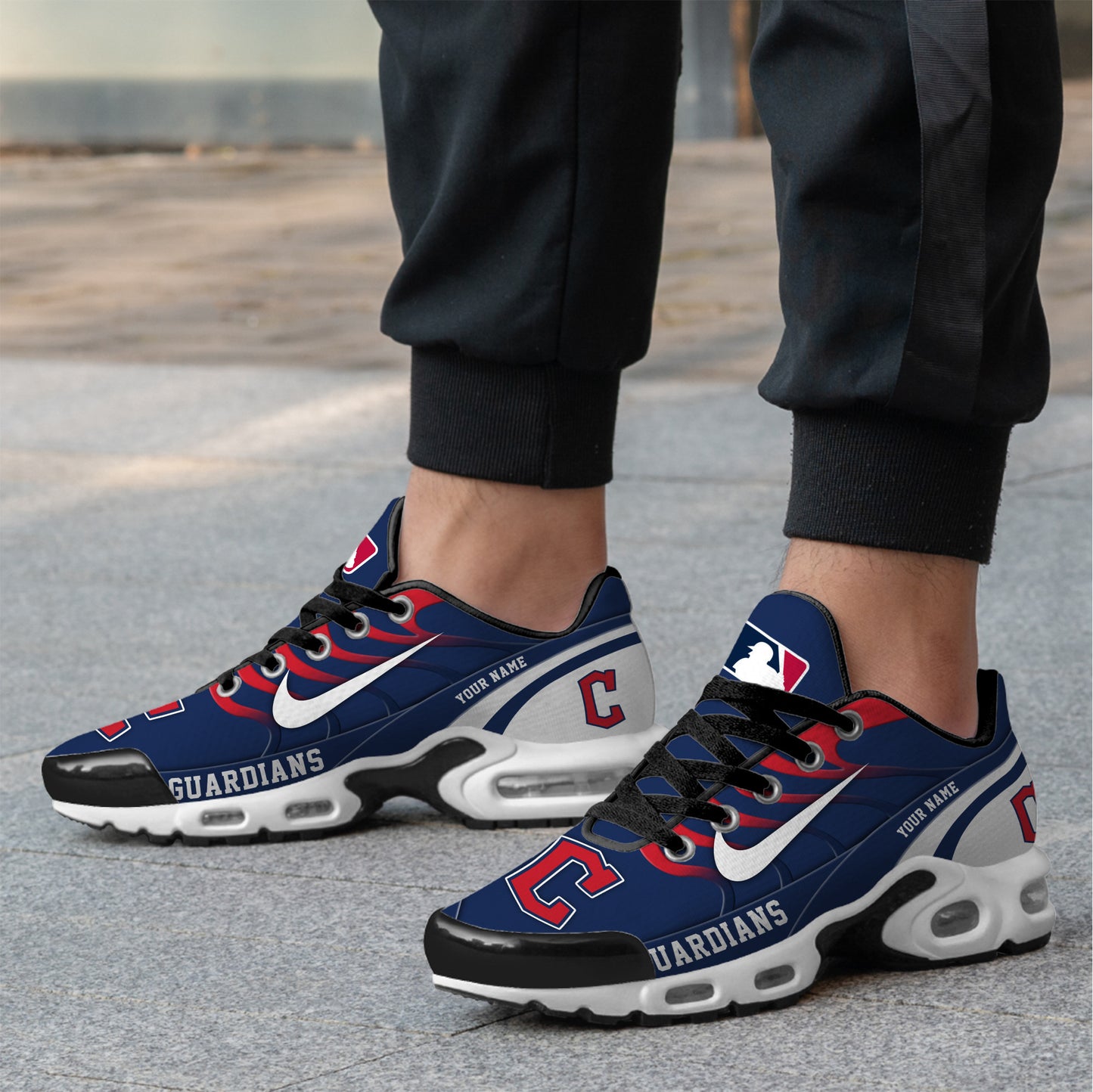 Ideafootwear Cleveland Guardians TN Shoes Sneakers For Men And Women