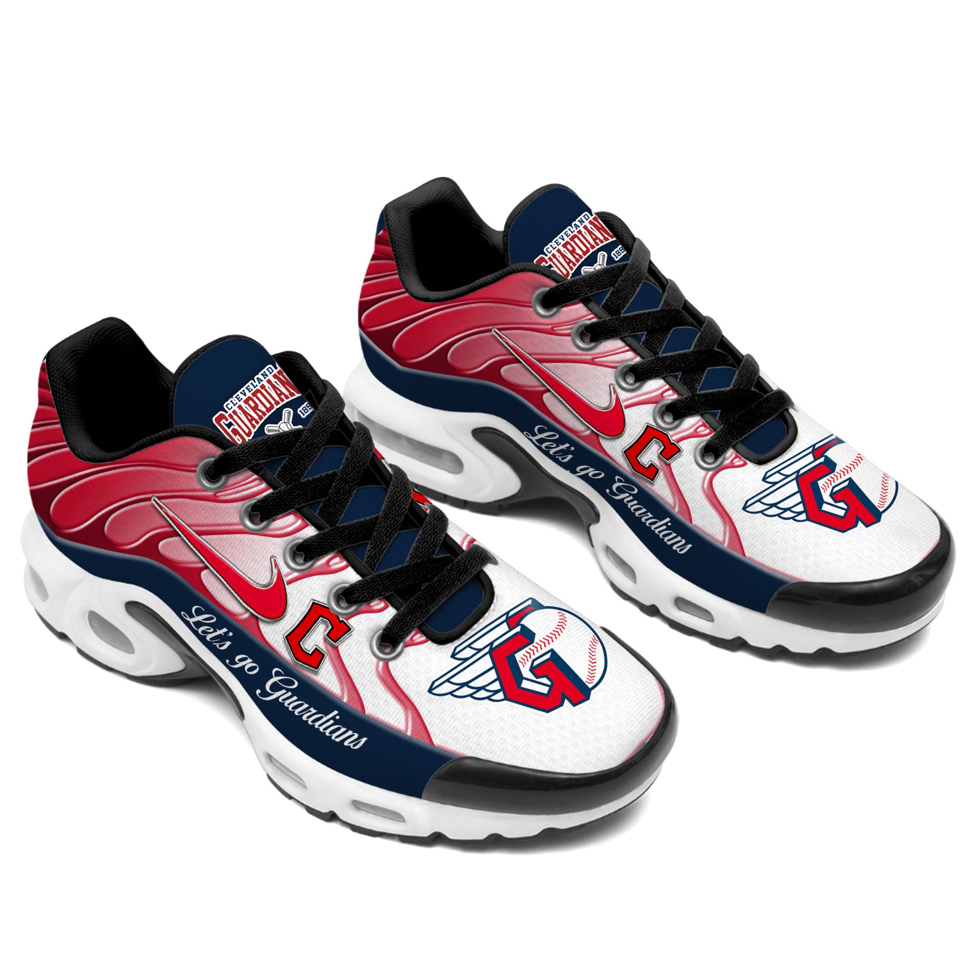 Ideafootwear Cleveland Guardians TN Shoes Sneakers For Men And Women