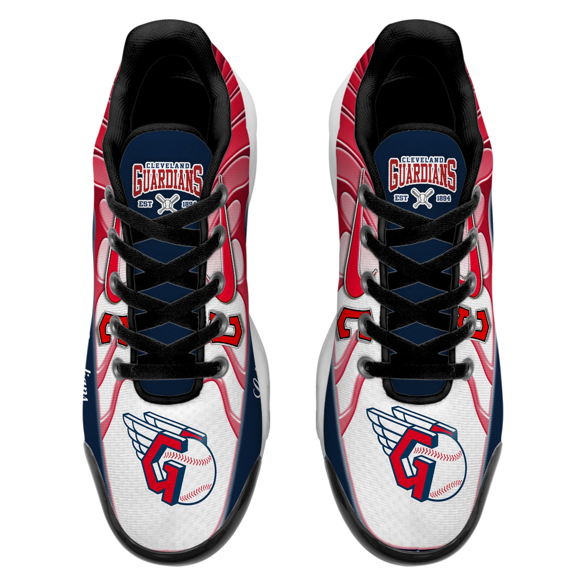 Ideafootwear Cleveland Guardians TN Shoes Sneakers For Men And Women