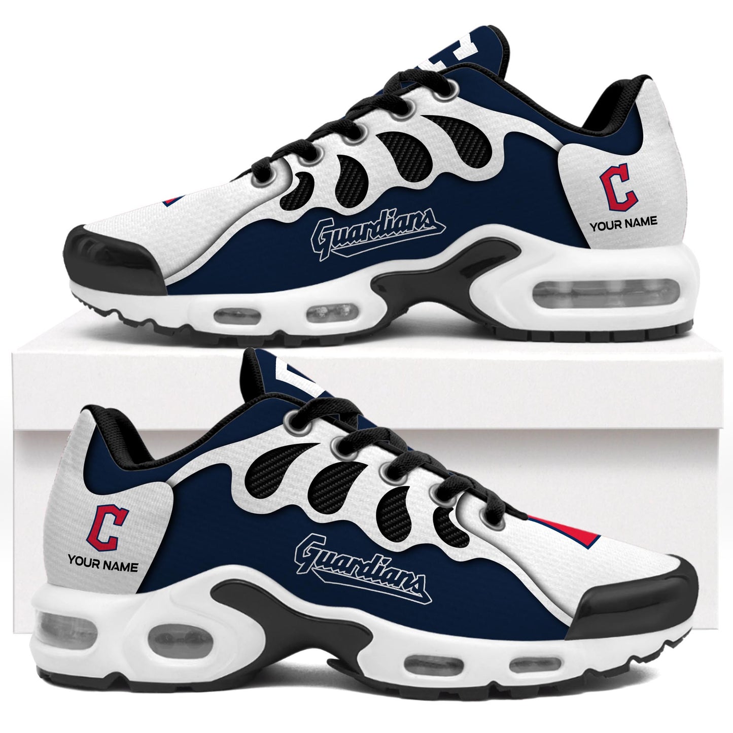 Ideafootwear Cleveland Guardians TN Shoes Sneakers For Men And Women
