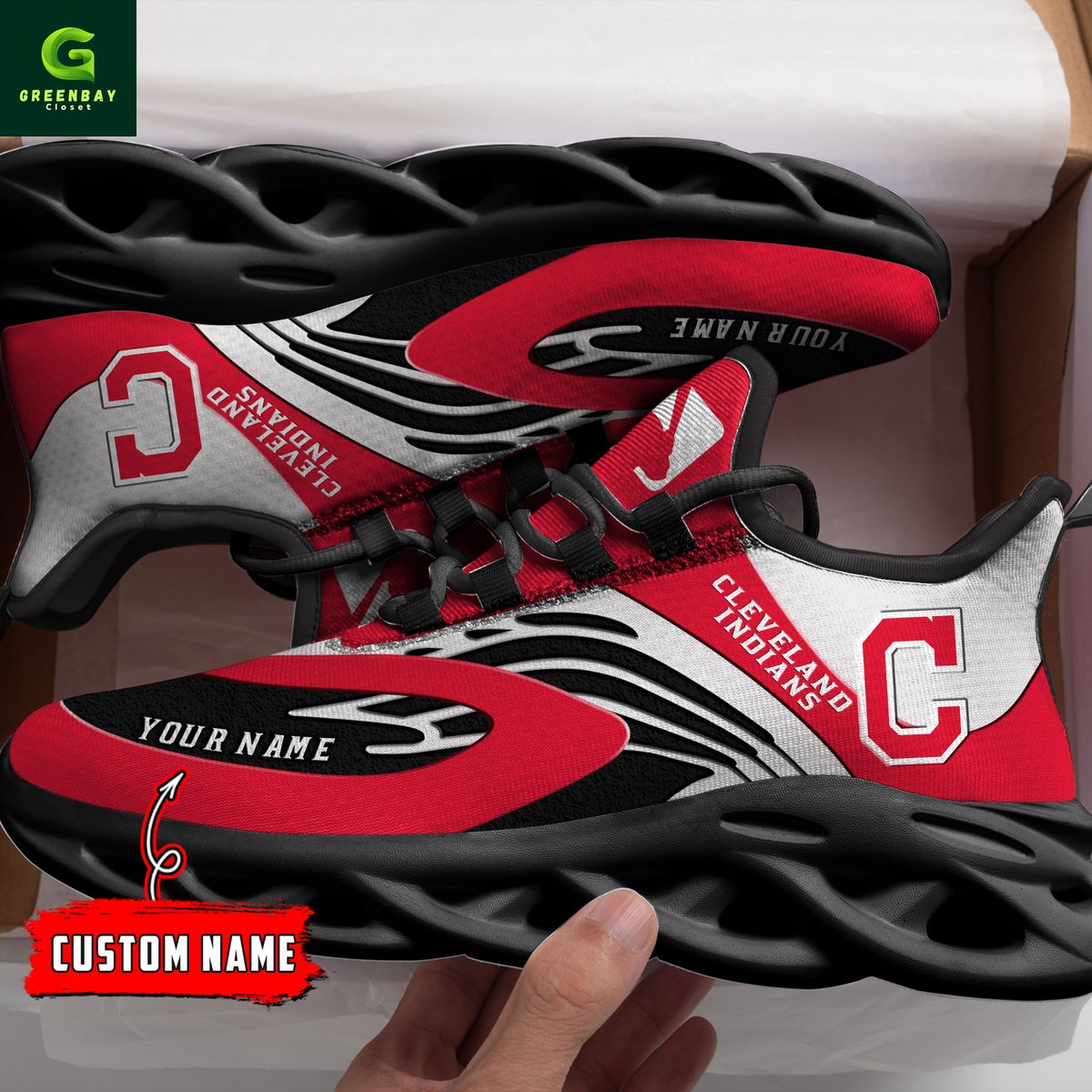 Ideafootwear Cleveland Indians Max Soul Shoes Sneakers For Men And Women