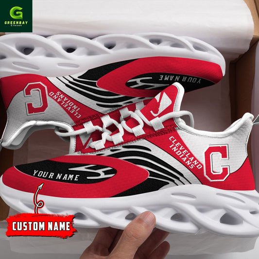 Ideafootwear Cleveland Indians Max Soul Shoes Sneakers For Men And Women