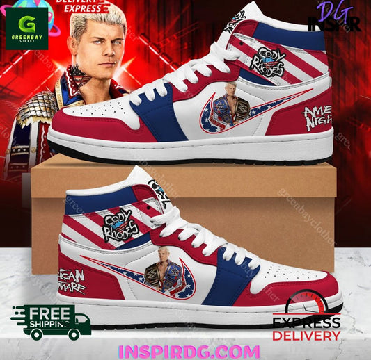 Ideafootwear Cody Rhodes AJ1 High Sneakers Shoes For Men And Women