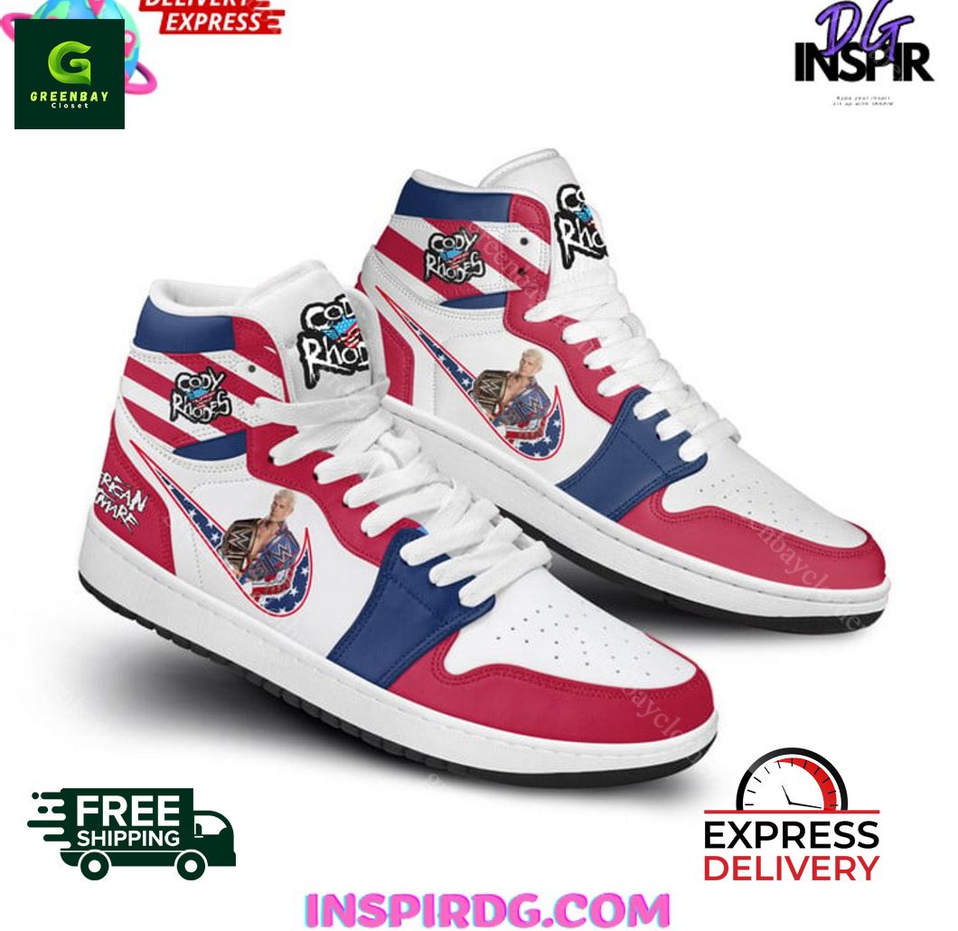 Ideafootwear Cody Rhodes AJ1 High Sneakers Shoes For Men And Women